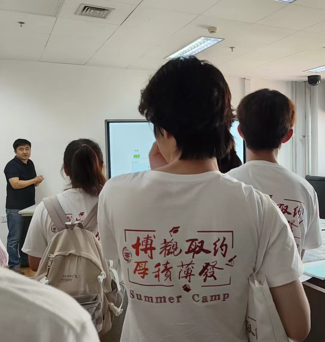 Laboratory visit at Capital Normal University.